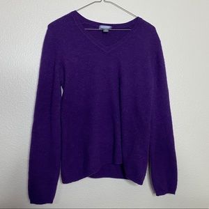 Charter Club V-Neck Cashmere Sweater Size Medium